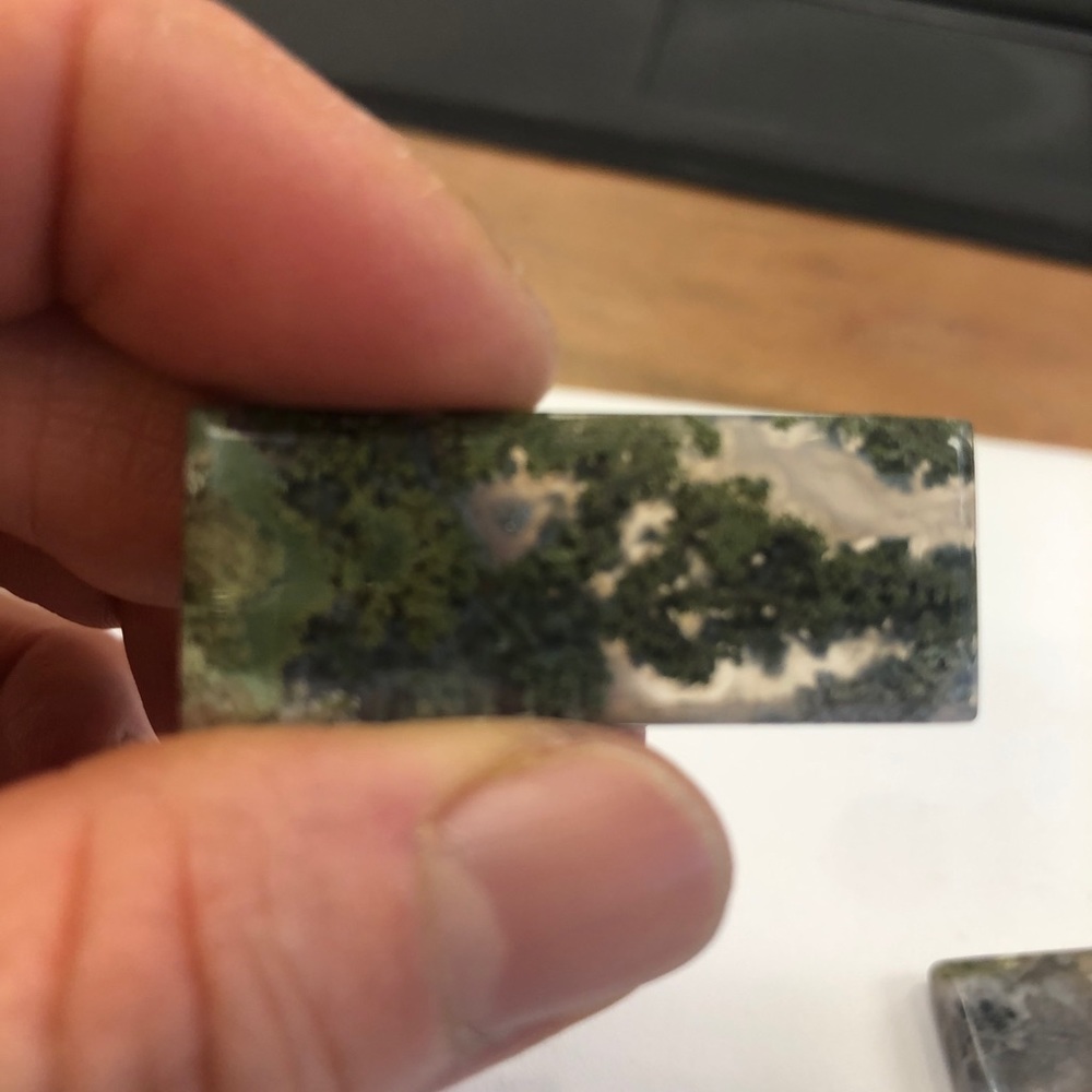 Natural moss agate - Picture 8 of 14